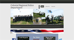 Desktop Screenshot of colonialregionalpd.org